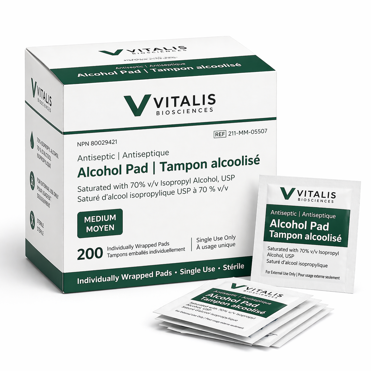 Alcohol Prep Pads (200)